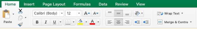 how to format text in microsoft excel