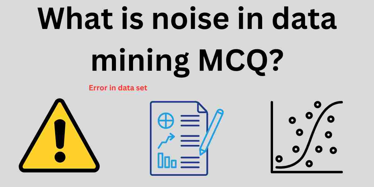 What is noise in data mining MCQ?
