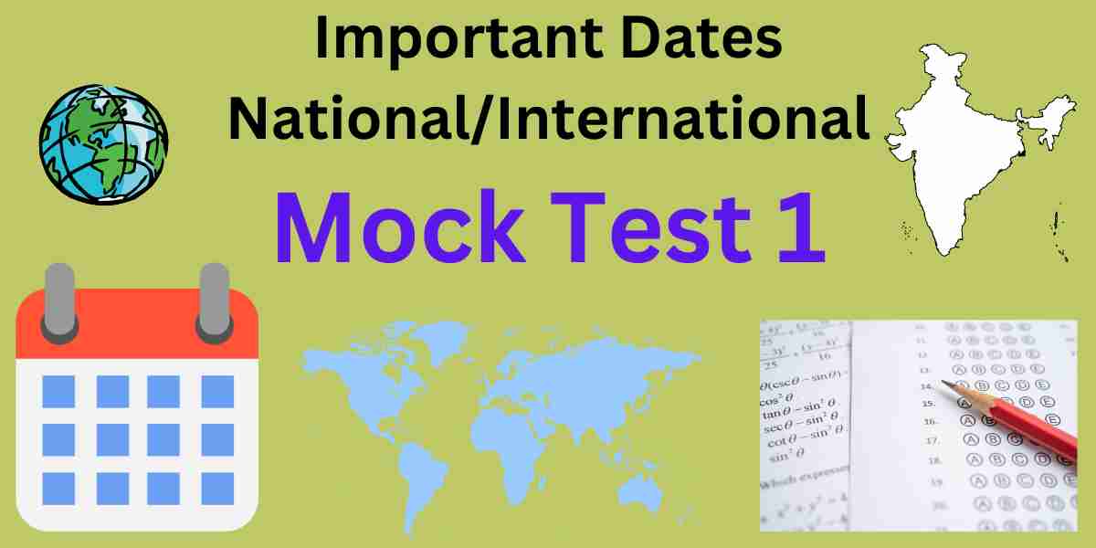 Important Days National/International General Knowledge Mock Test