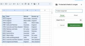 Google Spreadsheet mein data lock kaise kare in Hindi | Google स्प्रेडशीट में डेटा लॉक कैसे करें?